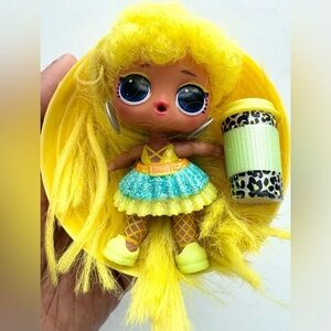 L.O.L. Surprise! Doll with Bright Yellow Hair and Blue Skirt